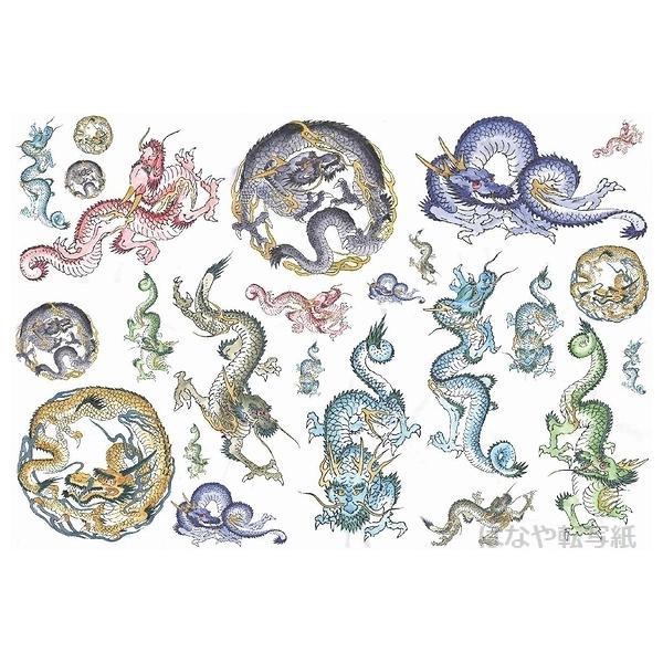 ポーセラーツ 白磁用転写紙 龍 : はなや転写紙 - 通販 - Yahoo