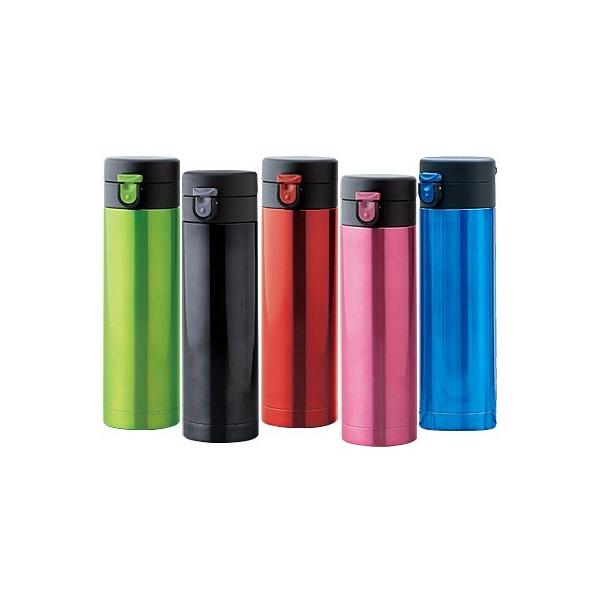 プレゼント　未使用品　真空ステンレスボトル220ml ワンプッシュ真空ステンレスボトル フルカラー名入れ 小ロットOK