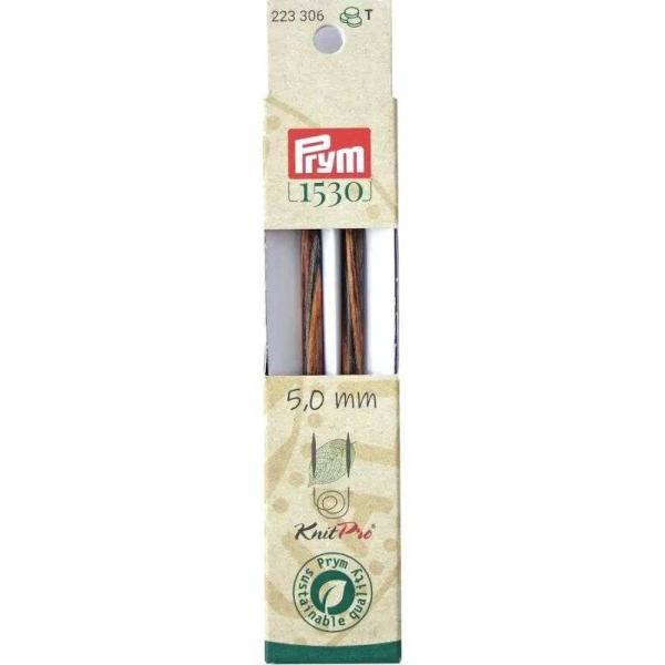 《Prym》プリム・1530　ニットプロ　輪針キット 2本入　全長11.6cm/10号(5.0mm)　あみ針　棒針　マジックループ