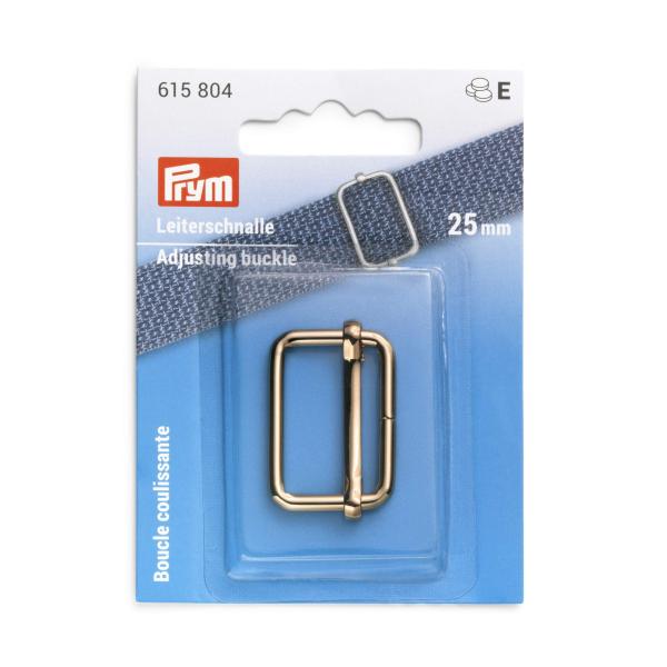 《Prym》プリム・リュックカン・25mm/ゴールド(1個入）　送りカン　移動カン　送り金具　リュック・カバンのショルダー部分長さ調整に　615804