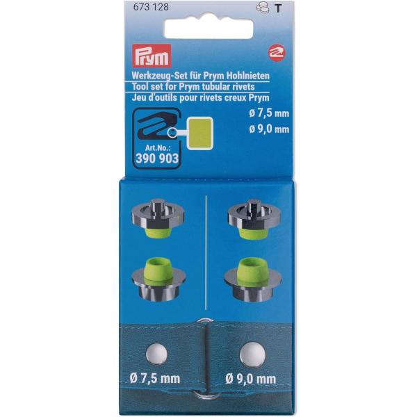 《Prym》プリム・ヴァリオ 　リベット　カシメ専用コマ(7.5mm・9mm用）リベットツールセット　VARIO Creative Tool　673128 カシメ　ハンドメイド　洋裁