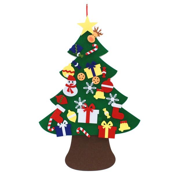 クリスマス フエルトクリスマスツリー ウォールタイプ Ft 1800 01 ツリー 装飾 飾り タペストリー イベント ディスプレイ 創 遊 手芸の山久ヤフー店 通販 Yahoo ショッピング
