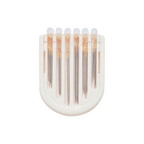 ネコポス対象商品です。クロバーニードルコンパクト「クラフトタイプ」★刺しゅう針など10種19本取合せ刺しゅう・刺し子・あみものの仕上げなどに適した手芸針10種をセット◆内容◆クロスステッチ針：No.20、23とじ針：No.15、18コットン...