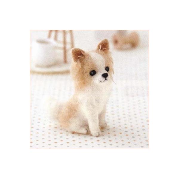 羊毛フェルトキット チワワ ロングコート 羊毛フェルト犬キット イヌ フェルト羊毛 手芸の山久ヤフー店 通販 Yahoo ショッピング