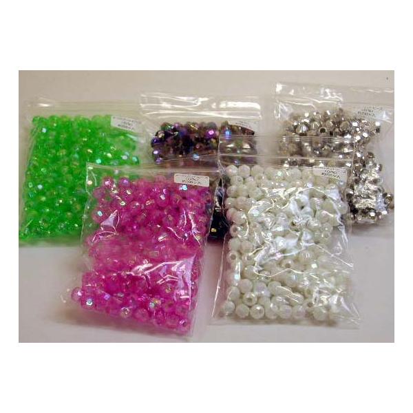 ビーズ オーロラカットビーズ 8mm 約200個 TDA