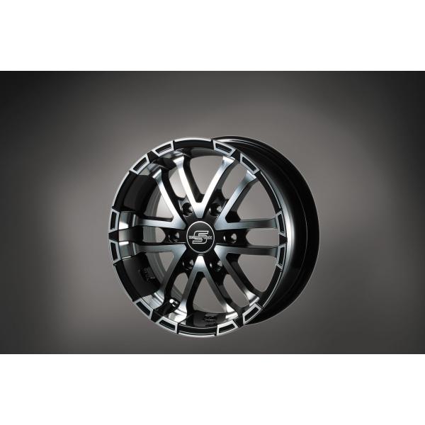 AKUT ZEROBREAK-S 16インチ 6.5J +35 6-139.7 ブラック/ポリッシュ 4本