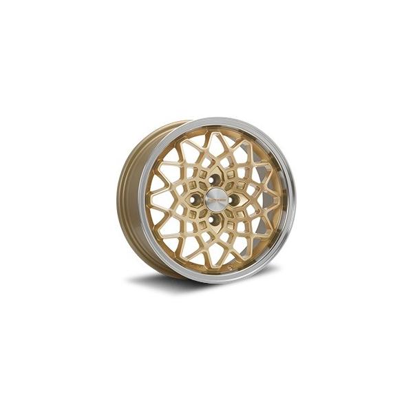 MLJ ハイぺリオン カルマ 15インチ 5.0J +45 4-100 ゴールド/リム