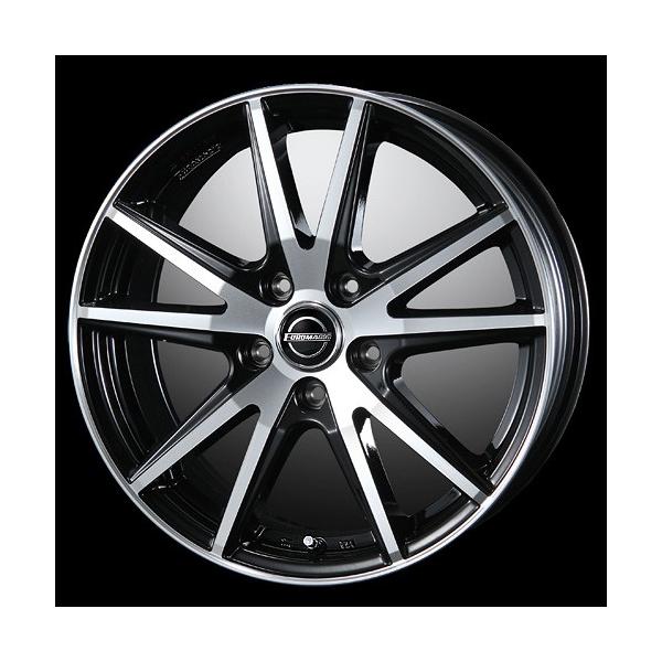 Blest Euromagic Lance Stp 17インチ 7 0j ユーロマジック 48 4本で送料無料ブレスト 5 114 3 ランスstp お洒落 ブラックポリッシュ