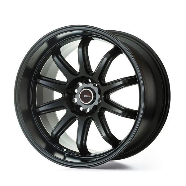 5ZIGEN FIREBALL RR 17インチ 8.0J +47 5-114.3 マットブラック 4本で 