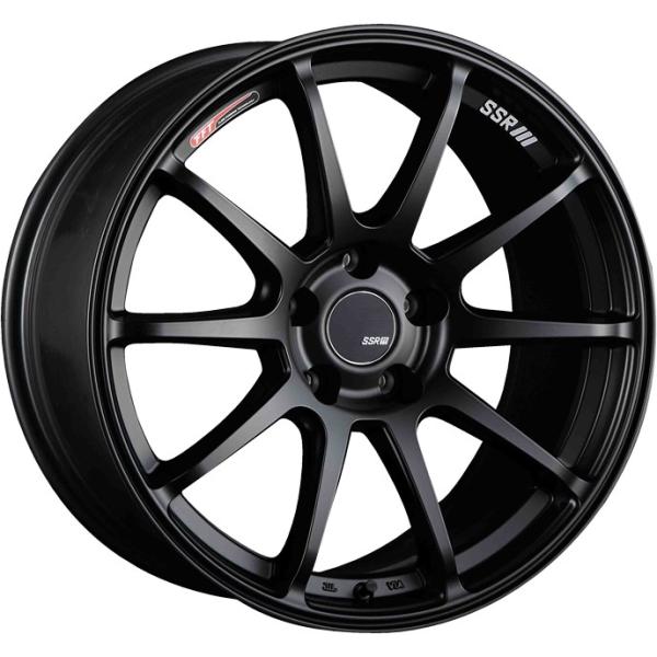 SSR GTV02 17インチ ホイール 4穴100mm SSR SSR GTV02 17インチ 7.0J +42 4-100 フラットブラック4本で送料