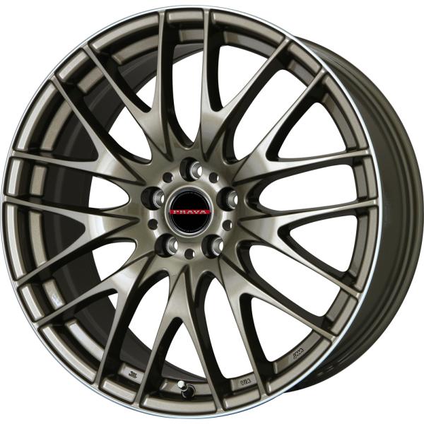 値下げ！ BIGWAY レイシーン PRAVA 5X (ブロンズポリッシュ)18インチ7J