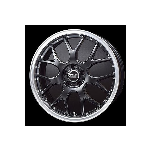 TRYALPHA Leowing M7 19インチ 7.5J +48 5-114.3 セミグロスブラック