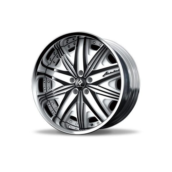 Amistad MADURA F010 19インチ 8.0J SL ホワイトブラック  