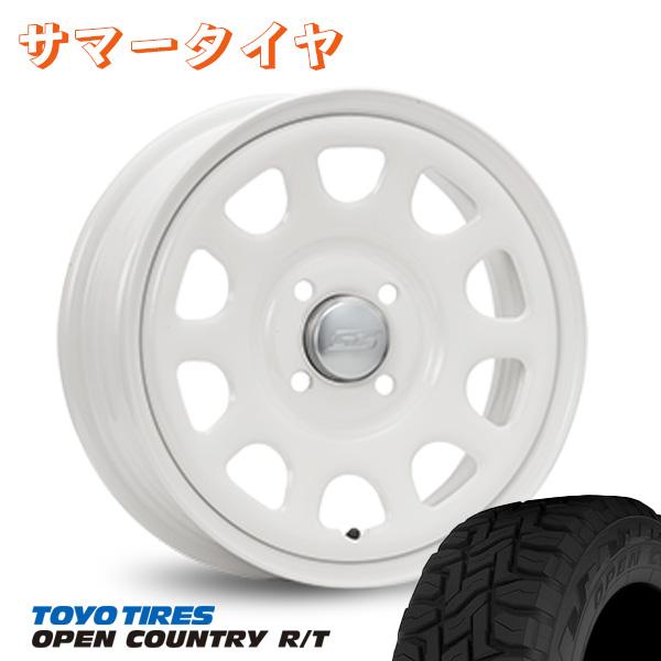 東洋化学商会 MLJ デイトナSS 14インチ 5.0J +42 4-100 オールホワイト 