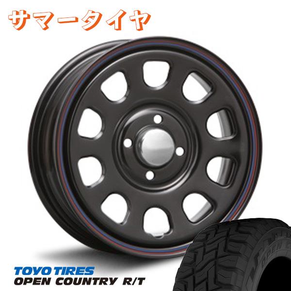 東洋化学商会 MLJ デイトナSS 14インチ 5.0J +42 4-100 ブラック