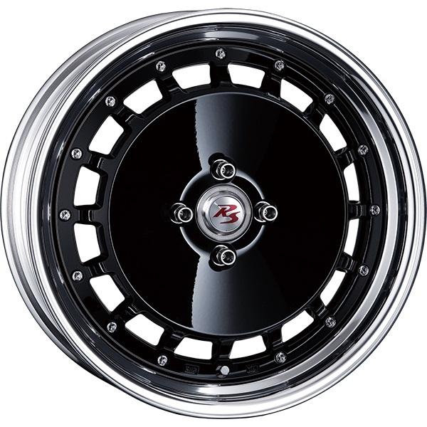 CRIMSON RS DP CUP MONOBLOCK 16インチ 5.5J +45 4-100 ブラック