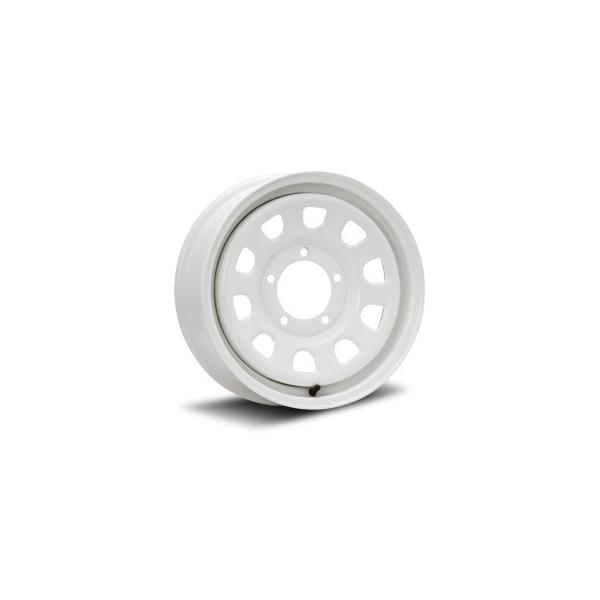MLJ デイトナSS DAYTONA 14X5J 4/100 ＋42 ホワイト 14インチ 4H100 5J+42 4穴 1本 デイトナSS K-car 軽 ホイール