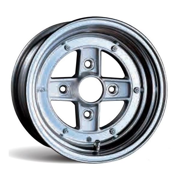 スピードスター　FL-II　10インチホイール　美品　送料無料 SSR SSR SPEEDSTAR FL-2 10インチ 6.5J -3 4-101.65 シルバー 4本で