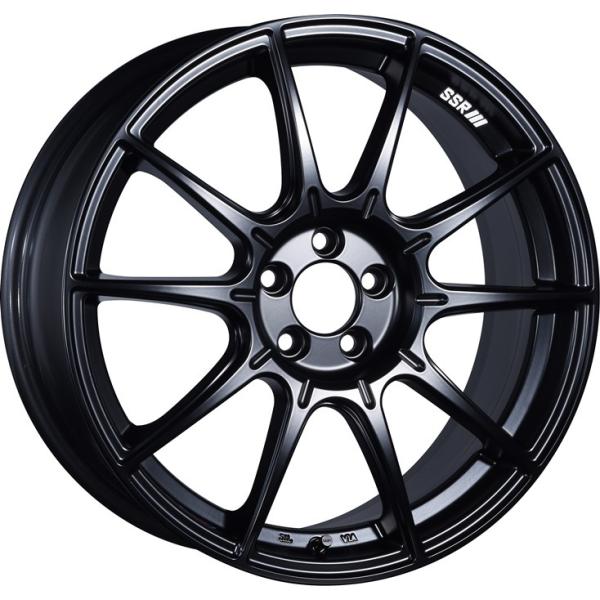SSR SSR GTX01 16インチ 5.5J +45 4-100 フラットブラック 4本で送料