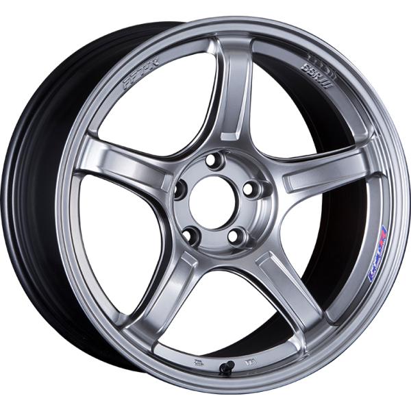 19インチ ホイールセット シルバー/クローム SSR SSR GTX03 19インチ 9.5J +45 5-112 クロームシルバー 4本で送料