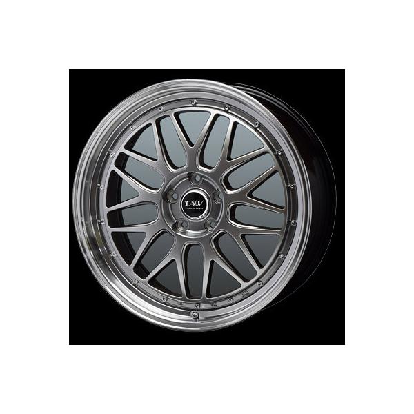 TRYALPHA Leowing FM-9 20インチ 8.5J +38 5-114.3 メタルシルバー 4本