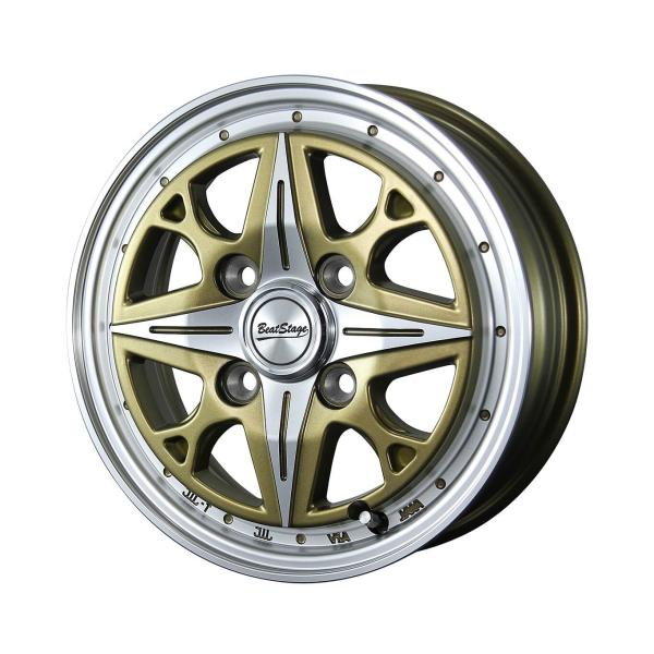 BLEST Beat Stage NS-C 12インチ 4.0B +43 4-100 クラシックゴールド 4