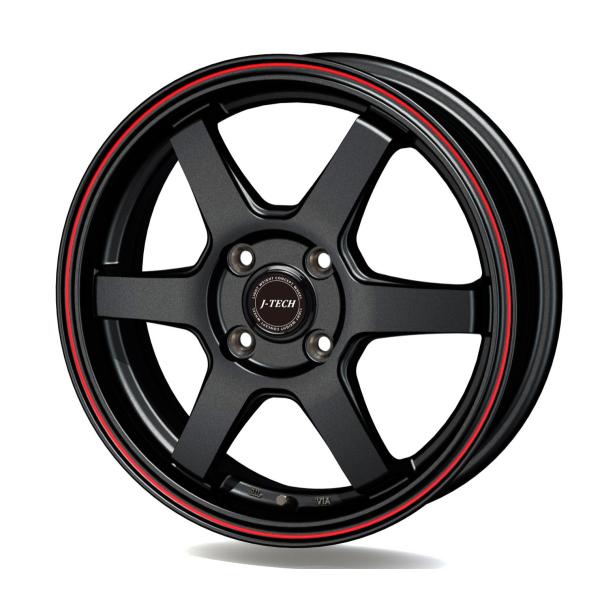 TRYALPHA J-TECH S-6 ブラックエディション 16インチ 6.0J +40 4-100