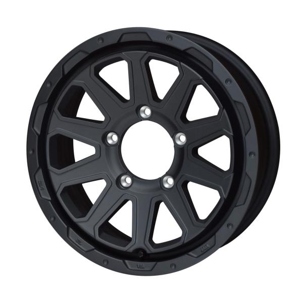 【2546】倉T0307105▲新品未使用品 TAW LEOWING XR Vale ▲16x5.5J 5穴 PCD139.7 +20◆4本 TRYALPHA Leowing XR Vale 16インチ 5.5J +20 5-139.7 マットブラック