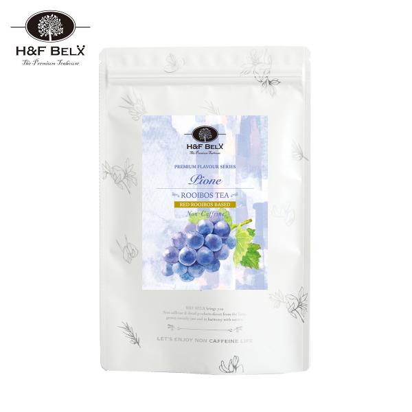 巨峰とマスカットをかけ合わせて生まれたピオーネは、強い甘みと爽やかな酸味ですっきりとした上品な味わいが特徴。ベースのピュアルイボスティーが風味を引き立たせ、ホットでもアイスでも甘く芳醇な香りが口いっぱいに広がる贅沢なお茶に仕上がりました。ノ...