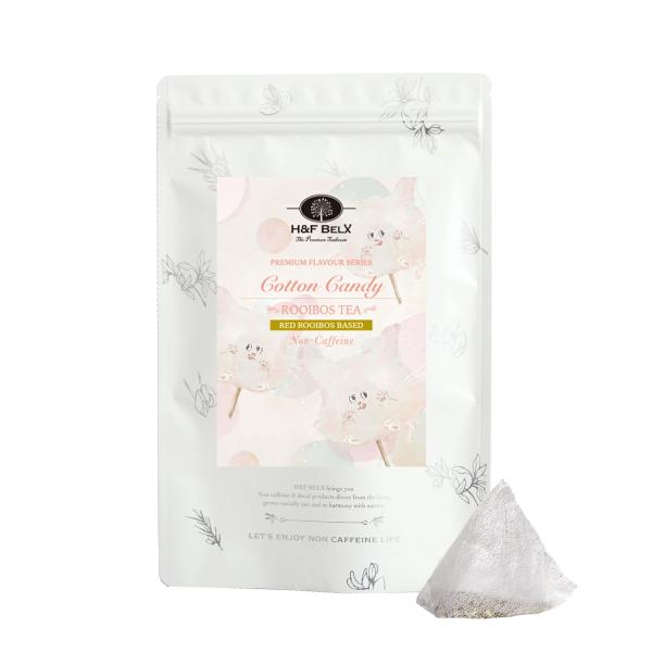 ふわっと甘いコットンキャンディ風味！パーティーに添えてスイーツ気分を楽しんで♪＜H＆F BELXとは＞渋谷ヒカリエをはじめとした関東・中部・関西など全国に出店するルイボスティー＆ノンカフェイン専門店「H&amp;F BELX（エイチアンドエ...