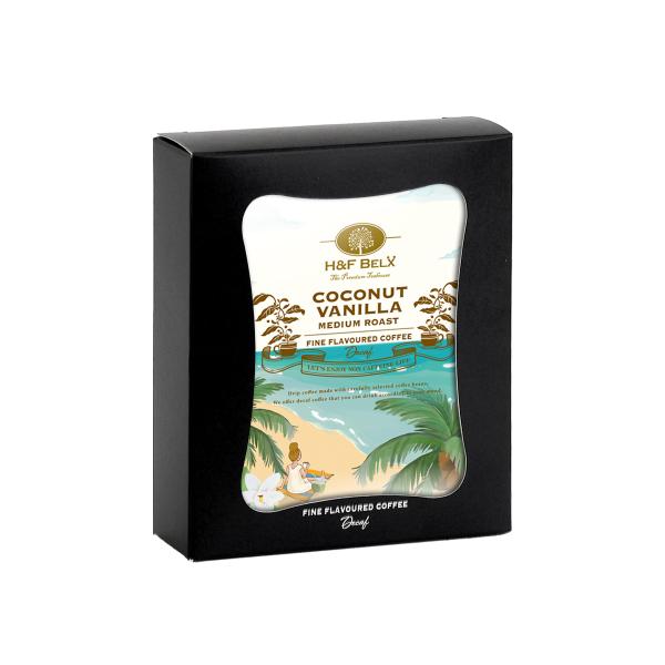 デカフェコーヒー ココナッツバニラ ドリップバッグ5包｜カフェインレスコーヒー ノンカフェイン 美味しい 本格的 妊娠中 授乳中 H&F BELX