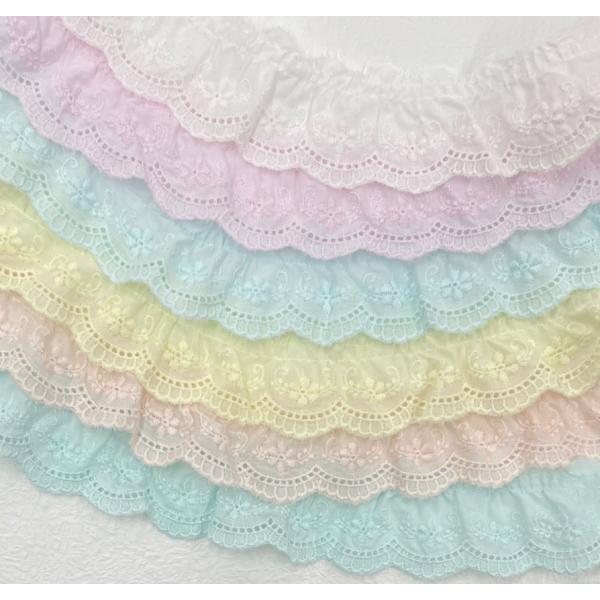 パステルスフレ コットンレースタブリエ パステルスフレ コットンレースタブリエ | HoshibakoWorks