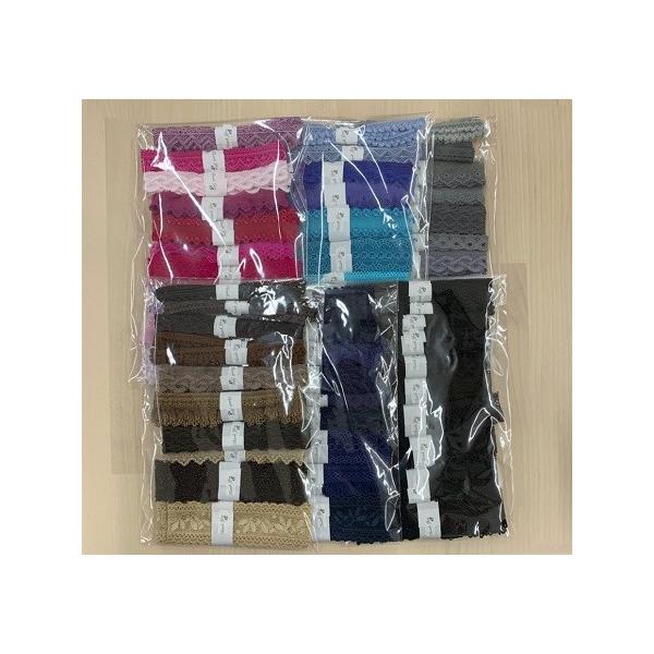 ＊ご注意＊・在庫状況により種類の割合が異なります。・ピンク系には紫系のレースが入る場合もございます。　サイズ 【長さ】 各1M※1本の長さです※10本セットなので合計で10Mです【巾】約8mm〜約35mm※商品により異なる場合がございますた...