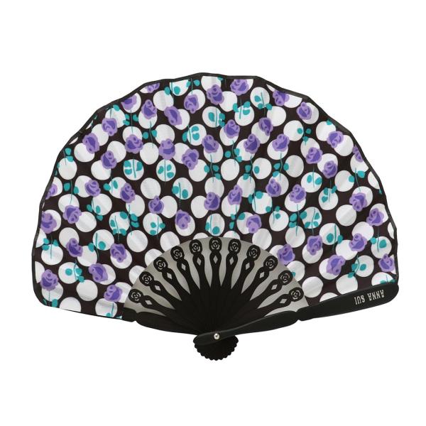 ANNA SUI（アナスイ） アナ スイ 扇子（収納ケース付き）ローズドット