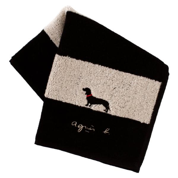 agnes b.（アニエスベー） 大判 タオルハンカチ（約28cm） 0017