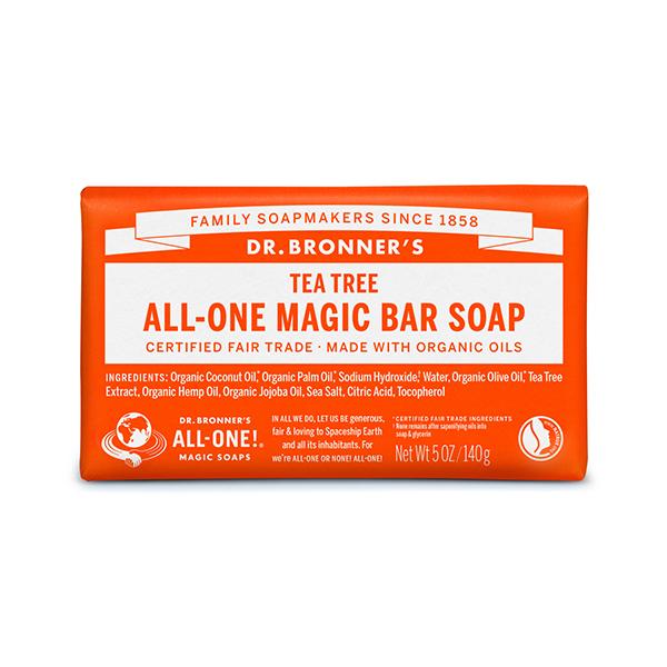 他サイト： ドクターブロナー（DR.BRONNER’S）　マジックソープバー　ティートゥリー　140g ハンズの商品画像