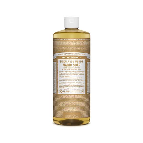 ドクターブロナー（DR.BRONNER’S）　マジックソープ　サンダルウッド＆ジャスミン　L　946mL ハンズ