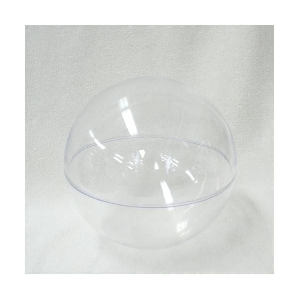 プラスチックBOX　球体　クリア　径120mm│樹脂・プラスチック　樹脂ドーム・カプセル ハンズ