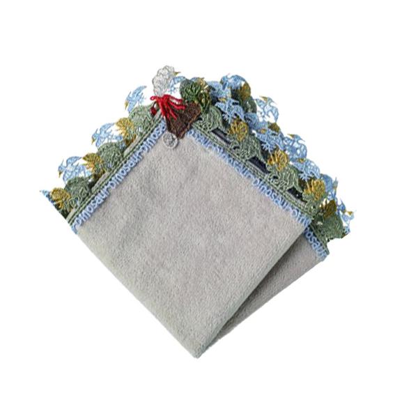 近沢レース店 シーズンタオルハンカチ 恐竜 グレージュ ハンズ