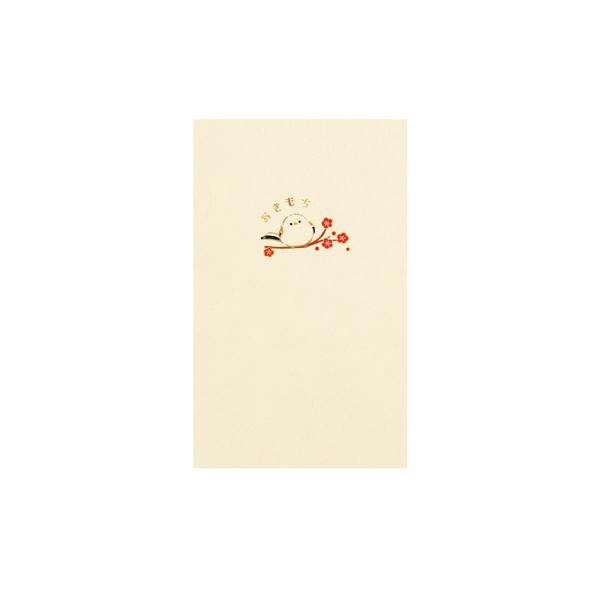 デザイン：シマエナガ本体サイズ（約）：［ポチ袋］縦105×横65mm素材：［ポチ袋］紙（伊予和紙）セット内容：ポチ袋×5枚、封シール×5枚