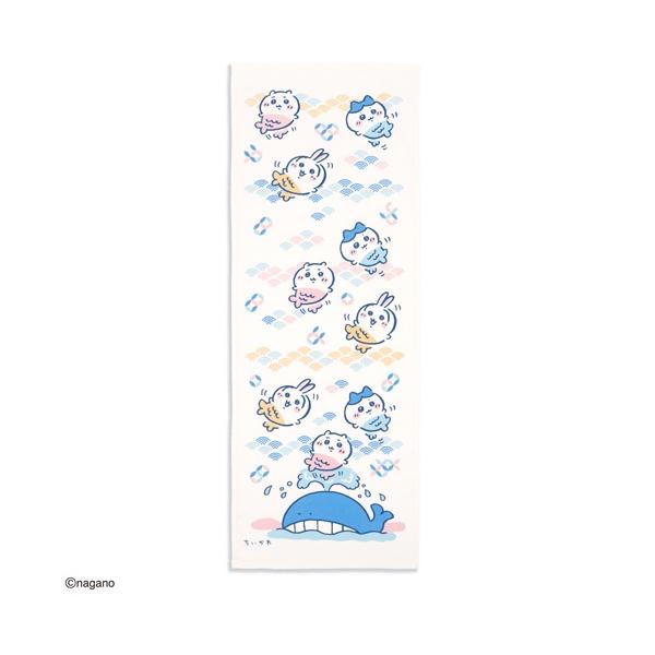 タオル美術館　『ちいかわ』　手ぬぐいタオル　なみなみ　ブルー ハンズ