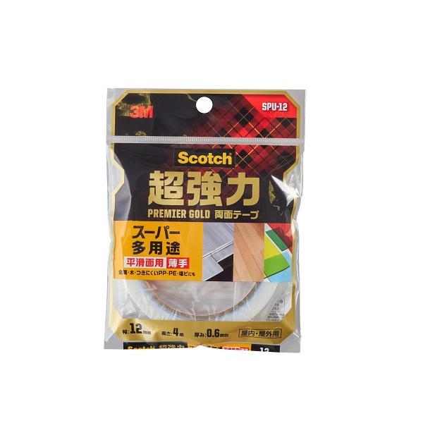 他サイト： 3M　スコッチ　超強力両面テープ　薄手　SPU−12　12mm×4m ハンズの商品画像