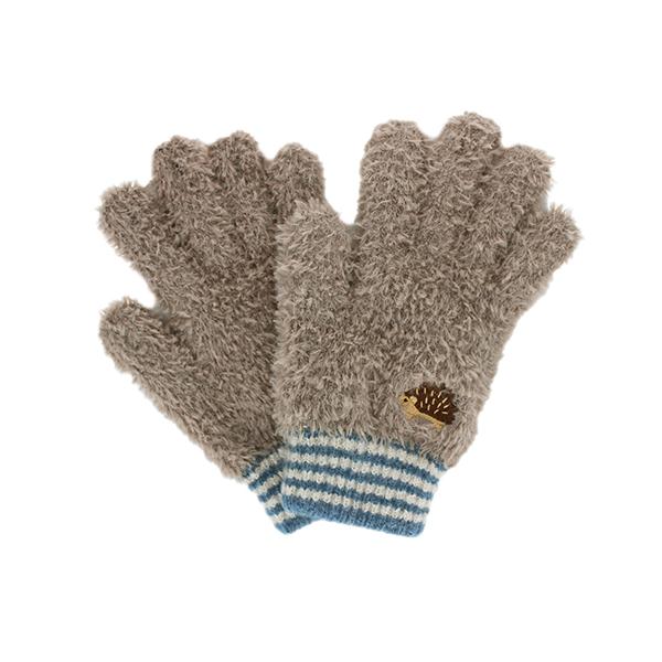 ユビデル ハリネズミ刺繍手袋 4121YB236 モカ ハンズ : ハンズYahoo