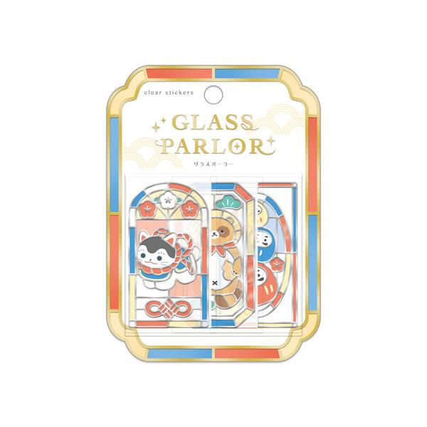 クーリア（Q-LiA） グラスパーラーステッカー 和柄 縁起物2 ハンズ
