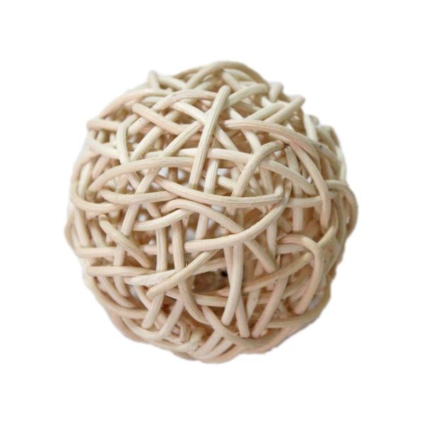 本体サイズ（約）：直径4cm重量（約）：10g入数：1素材：ラタン、金属鈴