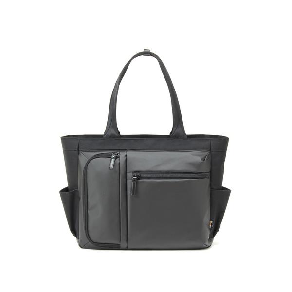 カラー：ブラック本体サイズ（約）：幅38×奥17×高33cm、［クッションポケット］幅36×奥3×高26cm重量（約）：900gポケットの数：［外側］5、［内側］4素材：610Dコーデュラ+TPUコーティング