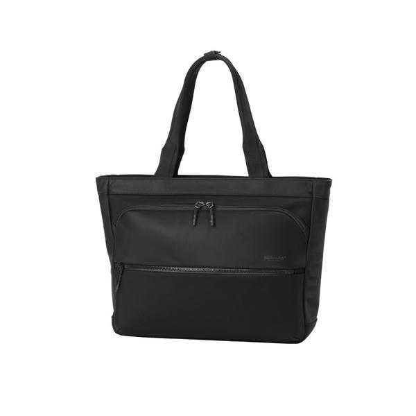 カラー：（本体）ブラック（内装）グレー本体サイズ（約）：幅37×奥10×高30cm、［クッションポケット］縦24×横33cm重量（約）：680g容量（約）：11Lポケットの数：［外］2、［内］6素材：280Dナイロンツイル、2520Dコーデ...