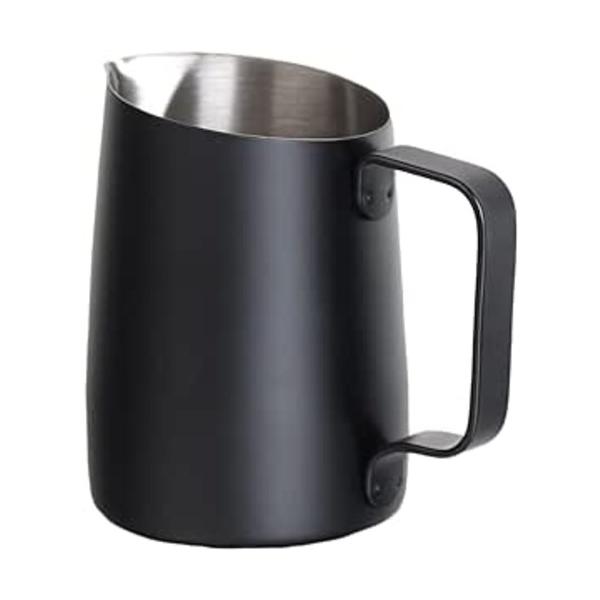 カラー：ブラック本体サイズ(約)：径7.8×高11.0cm重量(約)：185g容量（約）：450mL対応熱源：ガス、IH食洗機対応：不可素材：ステンレス