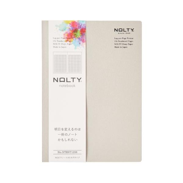 他サイト： 日本能率協会　NOLTY　ノート　ログタイプ　A5　NTBNT1206　グレージュ ハンズの商品画像