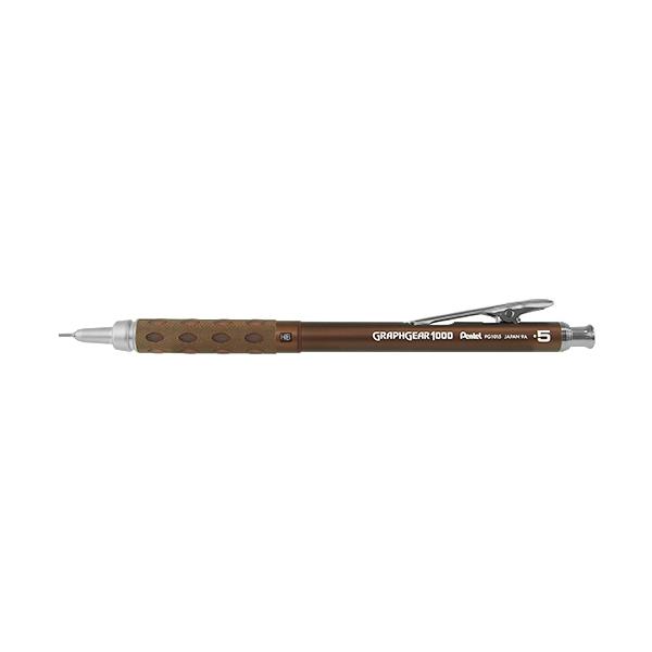 ハンズ限定　ぺんてる（Pentel）　グラフギア1000　0.5mm　PG1015EHZ　キャラメルブラウン ハンズ